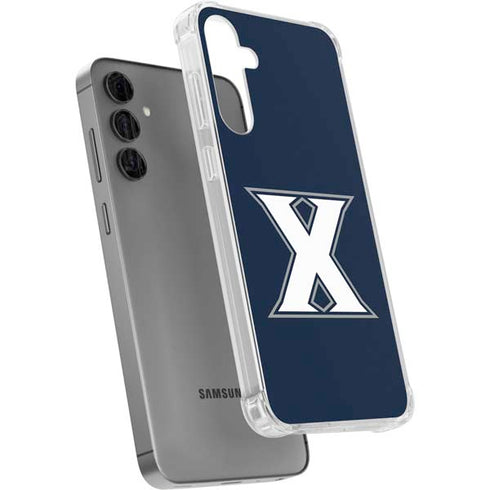 Xavier University Logo Galaxy S24 Plus Clear Case
